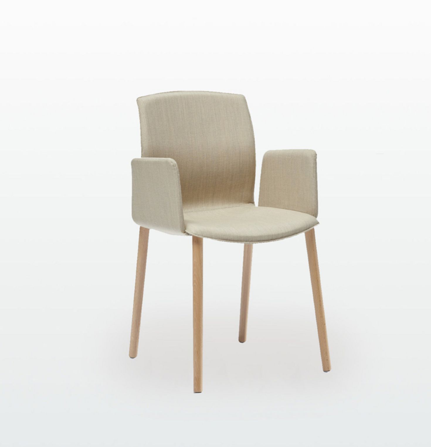 Kabi Armchair Wood Legs