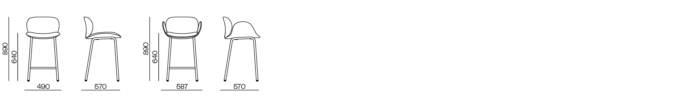 Measures Laino stool